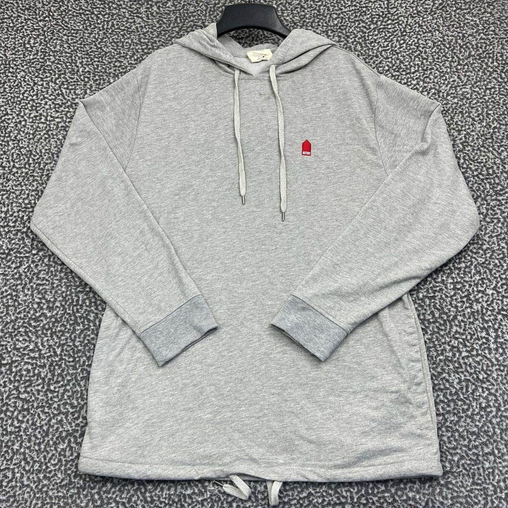 Active Ride Shop Hoodie Men Extra Large Gray Pullover Long Sleeve Pocket XL